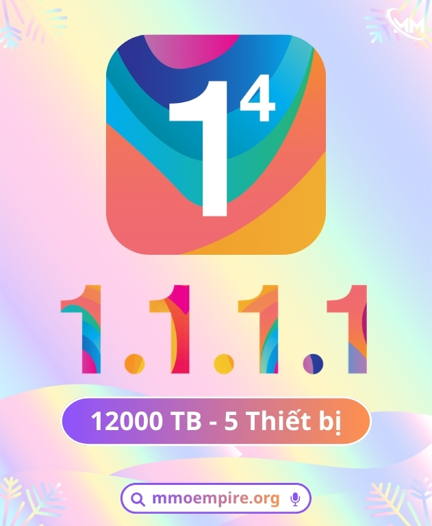 KEY 1.1.1.1 VPN Vĩnh viễn